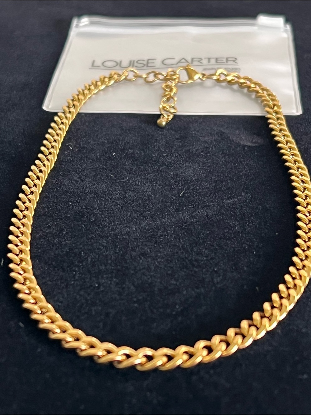 Louise Carter Havana Cuban Link Necklace NEW